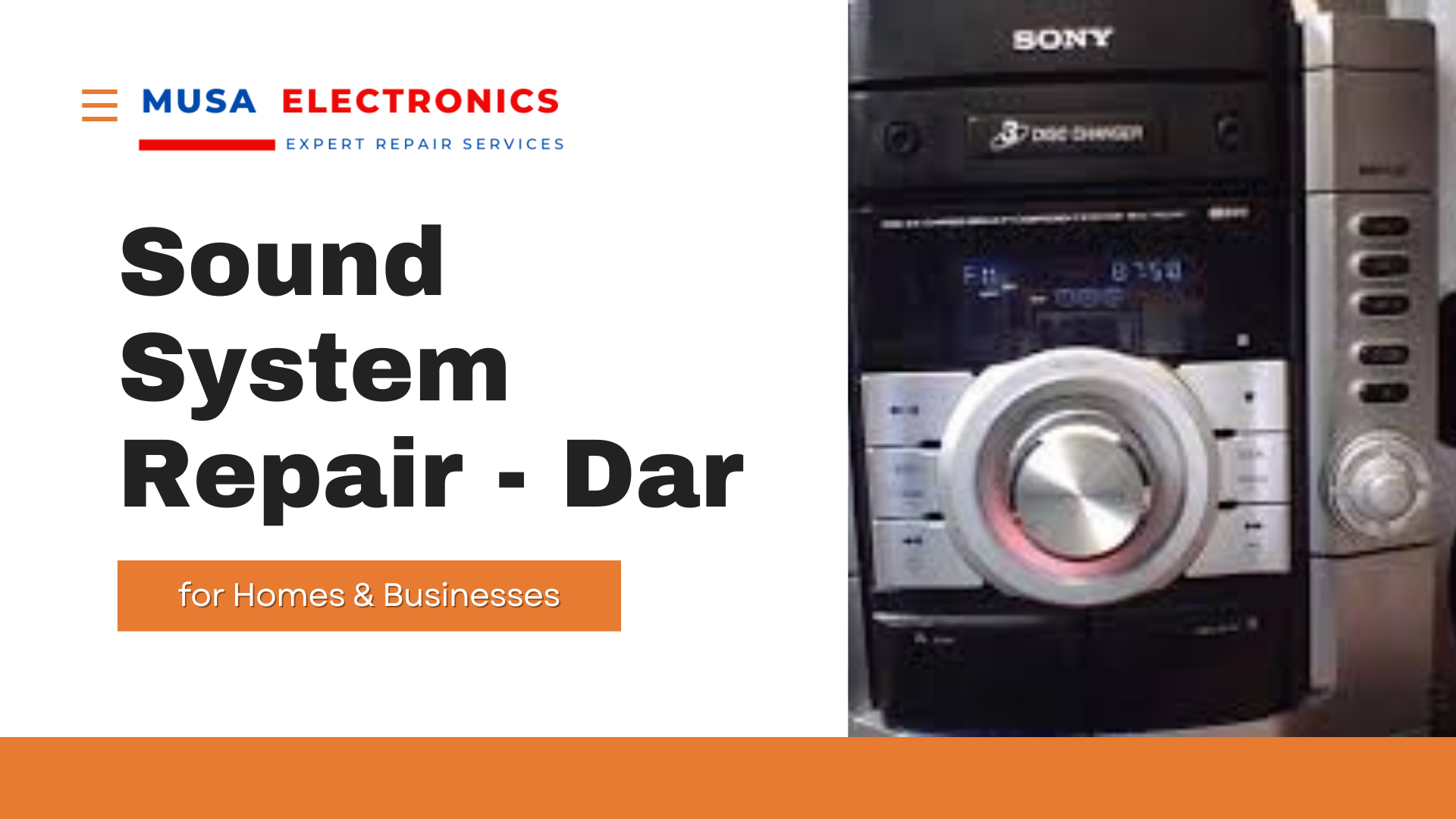 Audio Sound System Repair Dar es Salaam