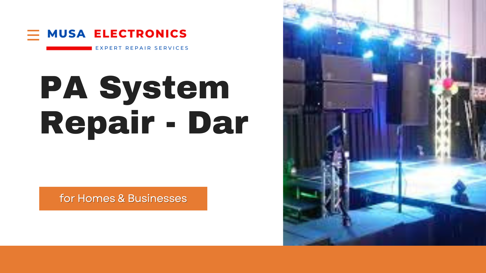 PA System Repair Dar es Salaam